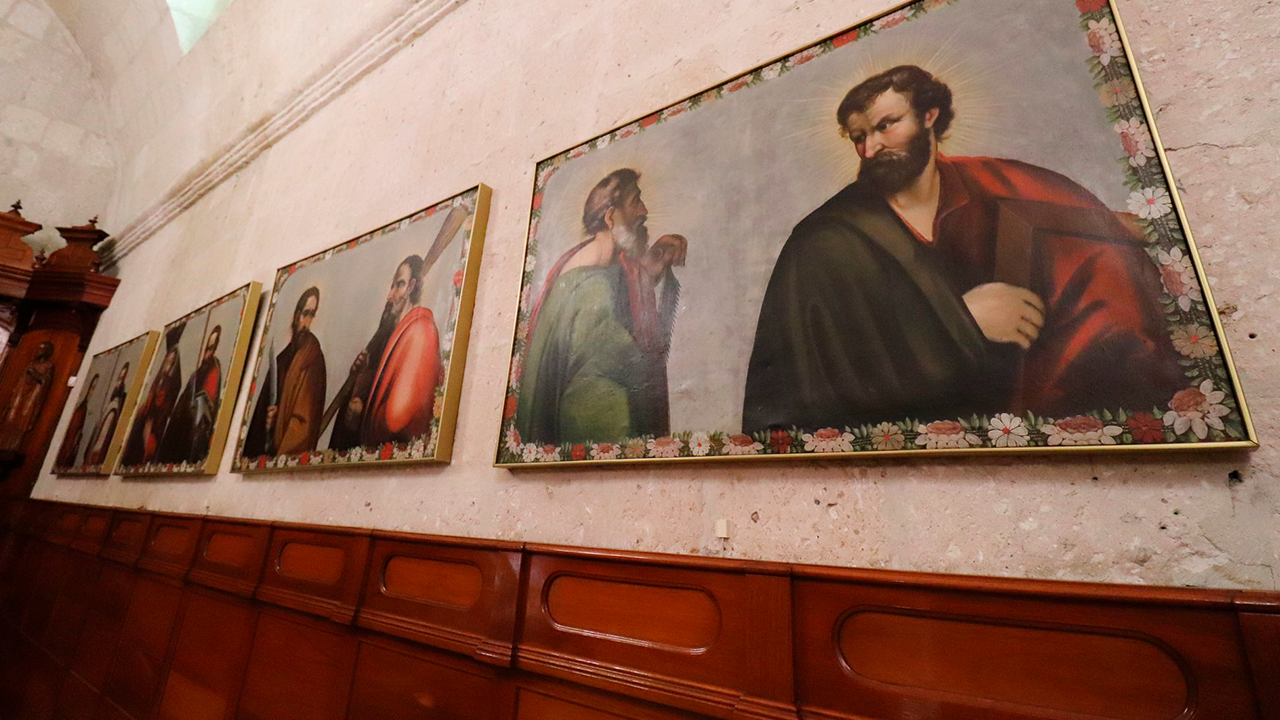 La sala “Tesoro” del museo de la Catedral de Arequipa resguarda joyas litúrgicas de alto valor histórico